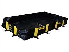 Justrite 28516 Rigid-Lock Quickberm, Dims. 6'W X 8'L X 12"H, Capacity 355 Gallons