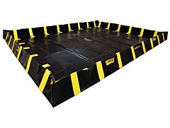 Justrite 28552 Quickberm, Dims. 16'W X 20'L X 12"H, Capacity 2390 Gallons