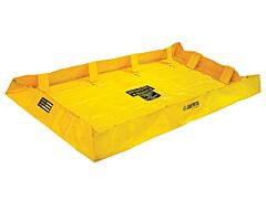 Justrite 28564 Quickberm Lite, Dims. 4'W X 8'L X 8"H, Capacity 159 Gallons