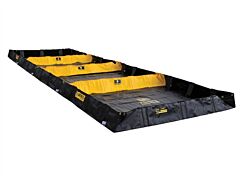 Justrite 28574 Decon Quickberm, Dims. 6'W X 20'L X 8"H, Capacity 598 Gallons