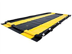 Justrite 28581 Washdown Quickberm, Dims. 14'W X 54'L X 4"H, Capacity 1800 Gallons