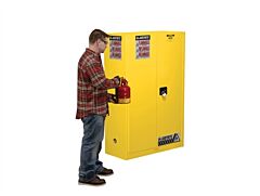 Justrite 29002 Haz-Alert Flammable Large Warning Label For Safety Cabinet
