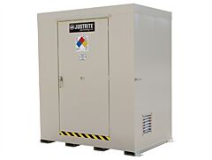 Justrite 911060 Non-Combustible Outdoor Safety Locker, 6-Drum