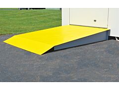 Justrite 915001 Steel Loading Ramp, 2 Drum (52 Cu Ft) Locker