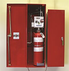 Justrite 915405 Fire Suppression, Dry Chemical System, 6 Through 16 Drum (205 Through 506 Cu Ft) Lockers