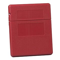 Justrite S23303 Document Storage Box For Sds Sheets, Medium-Sized, Polyethylene, Lockable Flip-Top Opening, Single Pack