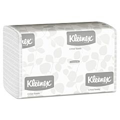 Kimberly Clark 01500 Kleenex C-Folded Towels, 10.12” X 13.15”, White, 1/Case Of 16 Packs