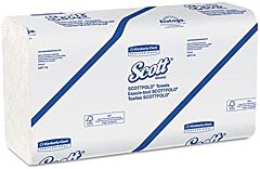 Kimberly Clark 01980 Scott Pro Scottfold Towels, 9.4” X 12.4”, White, 1/Case Of 25 Packs