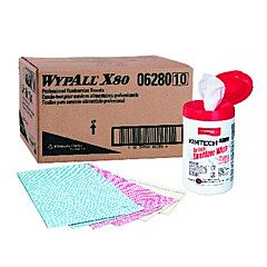 Kimberly Clark 06280 X80 Fs Towel Extra White /Blue Stripe 1/150