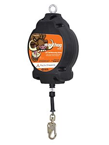 Malta Dynamics C7003 100' Warthog Self-Retracting Lifeline With Carabiner, Steel Snap Hook, Snout And Tag Line