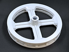 Morse 1303Ss-P Chain Wheel, Silver Powder Coat Finish