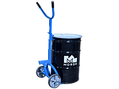 Morse 155 Drum Truck, 2-Wheel, Self-Standing, 1000 Lb. Capacity