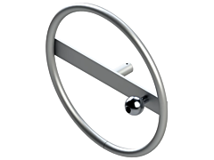 Morse 2685Ss-P Handwheel, 16" Ss 3/4B W/ Knob