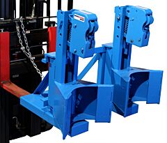 Morse 288-2 Morspeed 1500 Forklift Attachment, 2 Drum Handler, 1 Head Per Drum, 1500 Lb. Capacity Per Drum