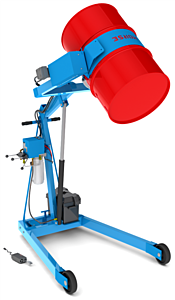 Morse 400A-72-121 Hydra-Lift Karrier, 72" Maximum Dispensing Height, Ac Power Lift, Pull Chain Drum Tilt, Exp-Proof 1-Phase Motor, 800 Lb. Capacity