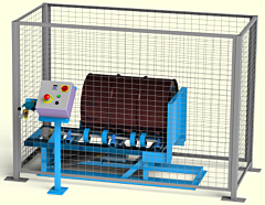 Morse 456-1-50-Ce Ce-Marked Hydra-Lift Drum Roller, 4 To 16 Rpm. 1-Phase 220V 50Hz. Includes Controls, Enclosure With Safety Interlock, And Export Crate.