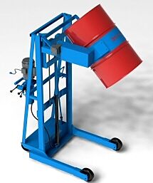 Morse 510-110 Vertical-Lift Drum Pourer, 60", Ac Power Lift & Tilt, 800 Lb. Capacity