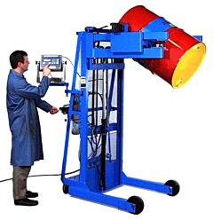 Morse 515-N-115 Vertical-Lift Drum Pourer, 60", Scale-Equipped, 12V Dc Power Lift & Tilt, 800 Lb. Capacity (Includes Battery & Charger)