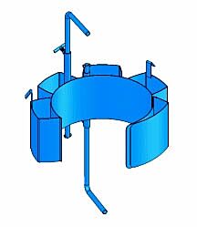 Morse 55-30-16 Adaptor For 15.5"-16" Diameter, Integrated Brackets Adjust For Up To 38" Tall Drum