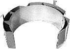 Morse 55-30Ss-19 Adaptor, Type 304 Stainless Steel, For 18.5"-19" Diameter