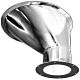 Morse 5Ss-Vf-90-17 Drum Cone, Type 304 Stainless Steel, Valve Flange, Asymmetric, Size #17 Fits 17-3/8" Drum Rim O.D. With Drum Lid Removed