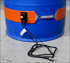 Morse 711-55-115 Heater For 55-Gallon Non-Metallic Or Metal Drum 115V 50/60Hz, 300 Watt, 50 To 160 F Thermostat