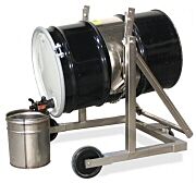 Morse 80I-Ss Mobile-Karrier,T304 Stainless Steel, 55-Gal Steel Drum, Accepts Adaptor; Bracket; Rim Clamp,800 Lb. Capacity, Welds Not Ground Or Polished