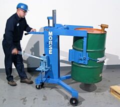 Morse 82A Mobile-Karrier/Palletizer, 55-Gallon Drum, Manual Lift & Tilt, 600 Lb. Capacity
