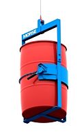 Morse 86 Below-Hook Drum Lifter, No Tilt, Steel Fiber Or Poly Drum, 22"-23.5" Diameter, 1000 Lb. Capacity, Includes Load Test Certificate
