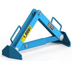 Morse 92 Drum Lifter, Top Chine, 18"-26" Diameter Rimmed Steel Fiber Or Poly Drum, 1000 Lb. Capacity, Includes Load Test Certificate
