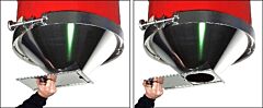 Morse Sg-Ss Kit, 6" Diameter Slide Gate Valve, Made Of Type 304 Stainless Steel. Fits Morse Drum Cone Valve Flange.