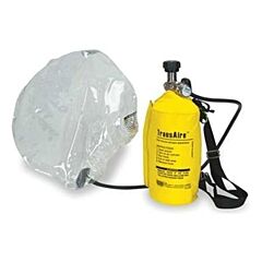Msa 10008292 Transaire 5 Escape Respirator Complete (Includes Aluminum Cylinder, Carrier, Hood Tube, Hood Assembly)
