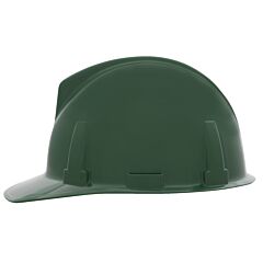 Msa 454726 Topgard Slotted Cap, Green, W/1-Touch Suspension