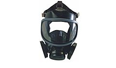 Msa 471369 Hycar Rubber Ultravue Full Face Respirator, Size Medium