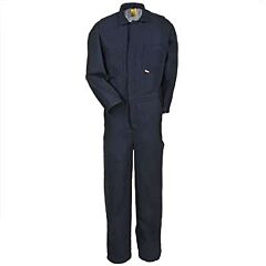 Occunomix G904Nnb-S Premium Nomex Flame Resistant Coveralls, Nomex, Navy, Size Small
