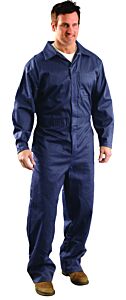 Occunomix G906Nb-5X Value Cotton Flame Resistant Coveralls, Fr Treated Cotton, Navy, Size 5X-Large