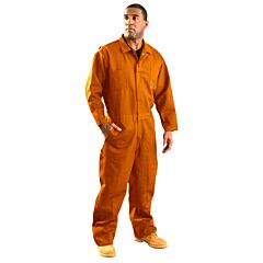 Occunomix G909Ior-5X Classic Indura Flame Resistant Coveralls, Indura Fr Cotton, Orange, Size 5X-Large