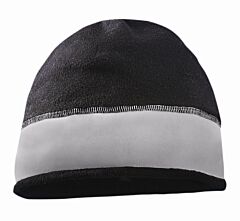 Occunomix Lux-Rfb-G Beanie, Fleece Reversible, Black/Grey, Black/Grey