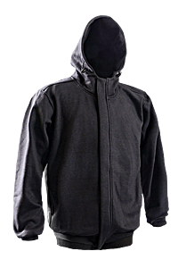 Occunomix Lux-Swtzfr-N3X Sweatshirt, Full Zip, Hooded, Navy, Size 3X-Large