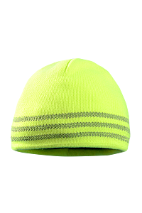 Occunomix Lux-Tbrb-Y Beanie, Tri-Band Reflective, Yellow