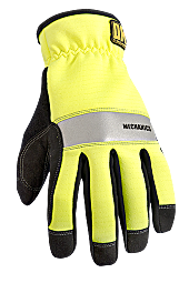 Occunomix Ok-Ccg250-Y-15 Mech Gloves Yellow Coolcore, Yellow, Size X-Large