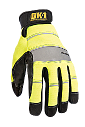 Occunomix Ok-Ccg350-Y-14 Perf Gloves Yellow Coolcore, Yellow, Size L