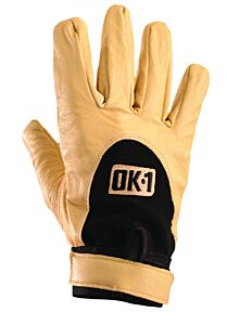 Occunomix Ok-Favp-S Padded Palm Full Finger Work Gloves, Tan, Size S
