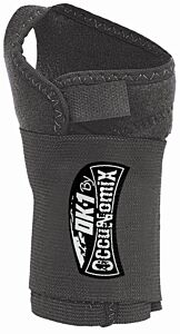 Occunomix Ok-Ncts/L-M Wrist Wrap With Hook & Loop Closure, Left Hand, Black, Size M
