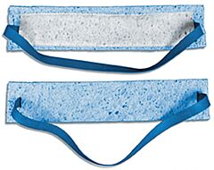 Occunomix Sbfg100 Cellulose Sweatband/With Gauze,100 Pc/Pack, Blue