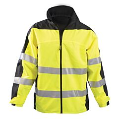 Occunomix Sp-Brj-Yxl Breathable Rain Jacket, Yellow, Class 3, Size X-Large