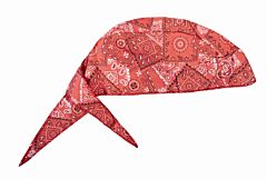 Occunomix Tn6-Crd Tuff Nougies Deluxe Tie Hat W/Elastic, Cowboy Red