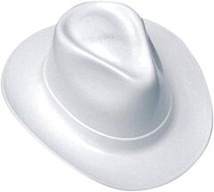 Occunomix Vcb100-00 Cowboy Hard Hat W/6 Pt Squeeze Lock Suspension, White