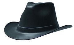 Occunomix Vcb100-06 Cowboy Hard Hat W/6 Pt Squeeze Lock Suspension, Black