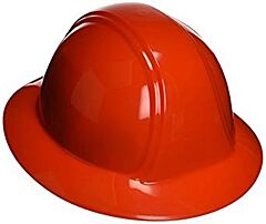 Occunomix Vf200-07 Full Brim Hard Hat W/6 Pt Ratchet Suspension, Orange